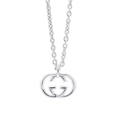 gucci gold snake necklace|Gucci interlocking g pendant necklace.